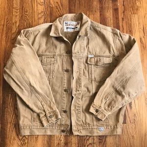 Mens Tan Guess “Jean” Jacket